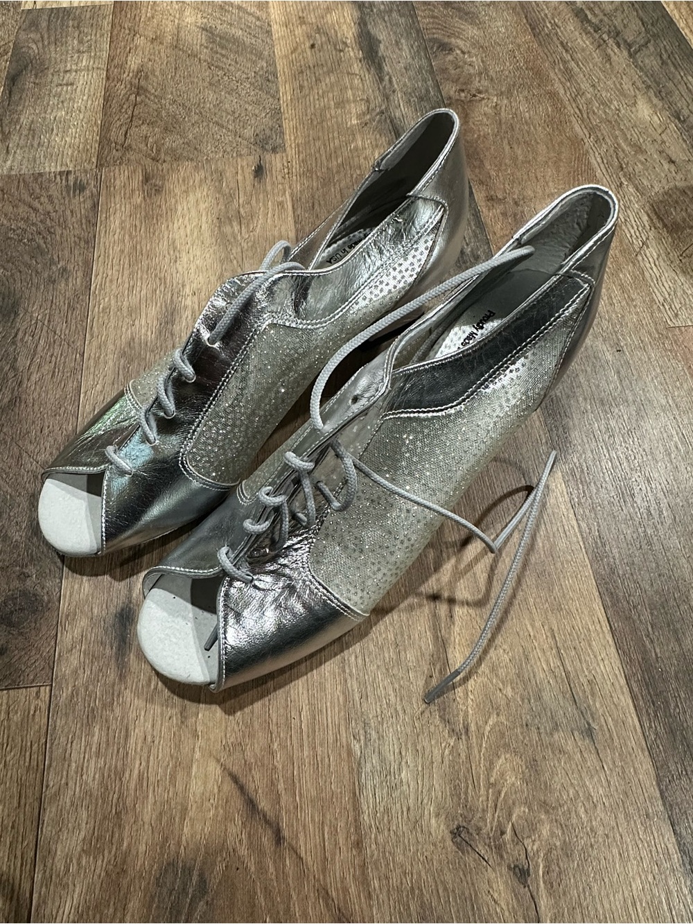 Vintage coast sparkly ballroom dance heels
